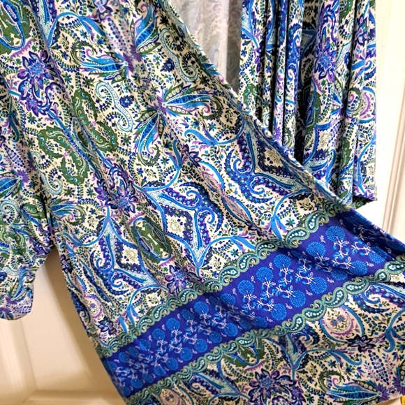 Soma cool night kimono pajama wrap cardigan robe Size Medium - Picture 3 of 4